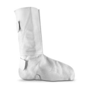 Polaina Cuero Soldador Con Velcro Kevlar