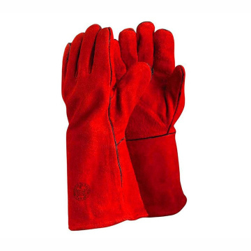 Guante Soldador Rojo